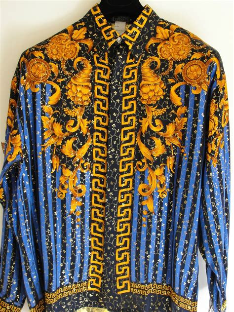 fake vintage versace silk shirts|vintage versace silk shirts.